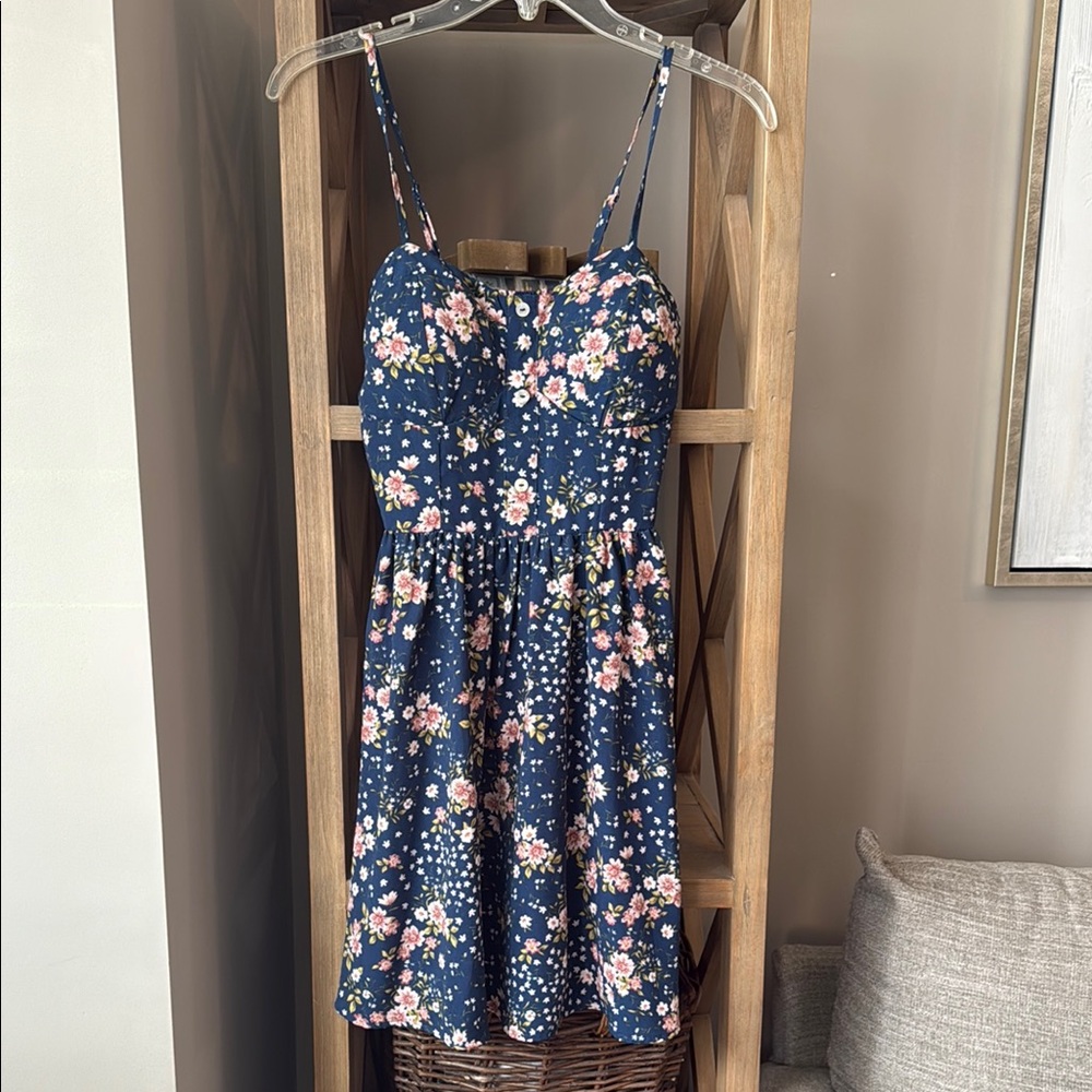 Floral Blue Sundress